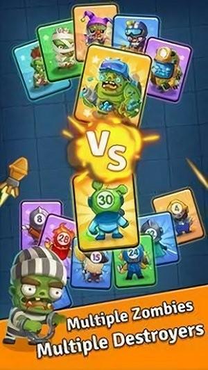 僵尸破坏者合并游戏(zombie destroyer)下载,僵尸破坏者合并,塔防游戏,闯关游戏